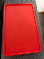 Rode Tupperware Deksel / Doos, Ophalen of Verzenden, Nieuw, Rood, Bak of Kom