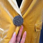 Nikkie blazer mosterdgeel/ goud fluweel maat XXS-164 50076, ., Geel, Nikkie, Ophalen of Verzenden