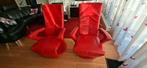 2 Ferrari rode relaxfauteuils, Huis en Inrichting, Fauteuils, Ophalen, Gebruikt, Modern, 50 tot 75 cm