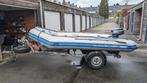 Rubberboot QuickSilver 380, Yamaha 5C  en trailer, Watersport en Boten, Rubberboten, Minder dan 70 pk, Benzine, Gebruikt, Aluminium