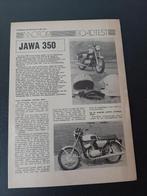 Jawa 350 motor roadtest folder 1976, Motoren, Handleidingen en Instructieboekjes, Suzuki