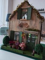 Poppenhuis boshuis met verlichting 1:12, Verzamelen, Poppenhuizen en Toebehoren, Ophalen, Zo goed als nieuw, Poppenhuis