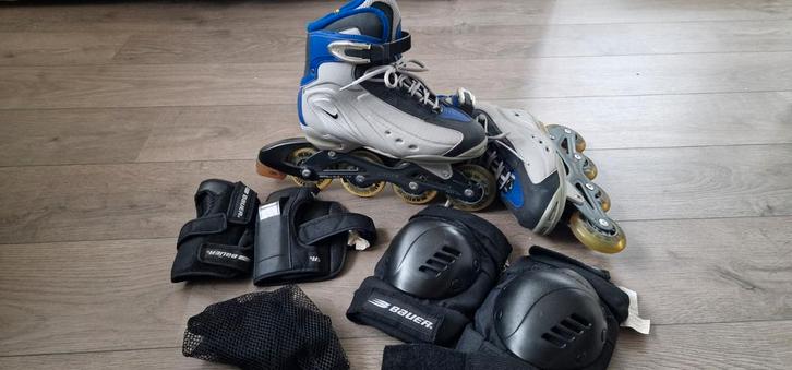 Nike Skeelers Maat 42 - Inline Skates inclusief bescherming, Sport en Fitness, Skeelers, Gebruikt, Inline skates 4 wielen, Overige merken