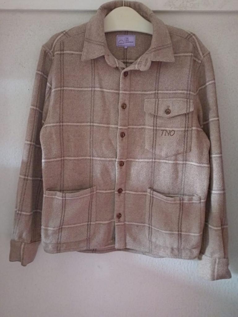 The New Originals, TNO overshirt shirt shacket blouse wol S, Beige, Ophalen of Verzenden, Zo goed als nieuw, The New Originals