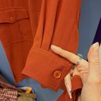 Aspesi jurk als nieuw blousemodel roest rood/bruin 38 47490, Maat 38/40 (M), Aspesi, Aspesi, .