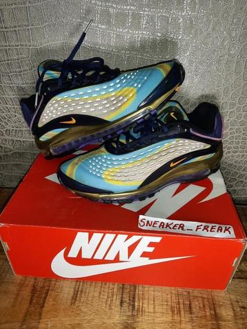 Nike air max deluxe midnight navy laser orange maat 42,5 beschikbaar voor biedingen