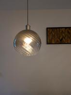 Twee Ilaria hanglampen, schemerig olijfgroen MADE, Huis en Inrichting, Ophalen, Gebruikt, Glas