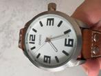Oozoo Horloge - Nette Staat!, Sieraden, Tassen en Uiterlijk, Horloges | Heren, Overige merken, Leer, Staal, Polshorloge