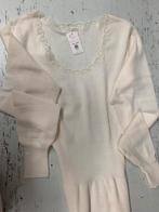 Top creme  onderhemd wol 42, Kleding | Dames, Ondergoed en Lingerie, Beige, Hemd, Vintage, Ophalen of Verzenden