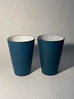 Vintage uitverkoop - Cor Unum melkbekers, Ophalen of Verzenden, Zo goed als nieuw, Glas, Overige stijlen