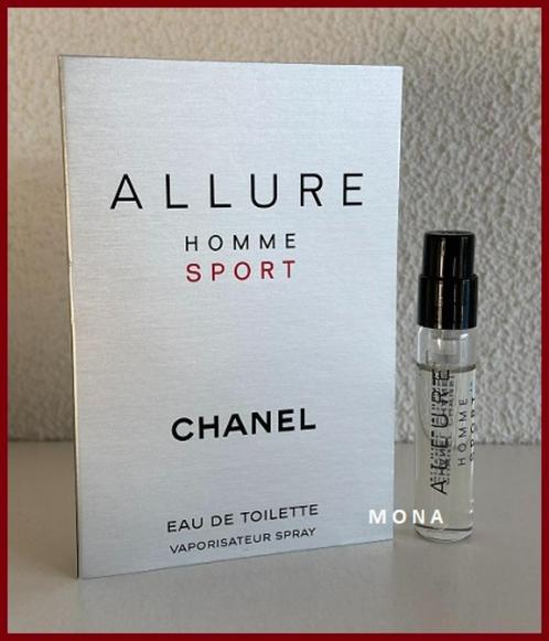 Parfum sample proefje Allure Sport, Sieraden, Tassen en Uiterlijk, Uiterlijk | Parfum, Nieuw, Verzenden