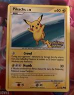 Pikachu Pokemon Day 2009 Stamped Kaart 15/17 pop 9, Ophalen of Verzenden, Gebruikt, Losse kaart