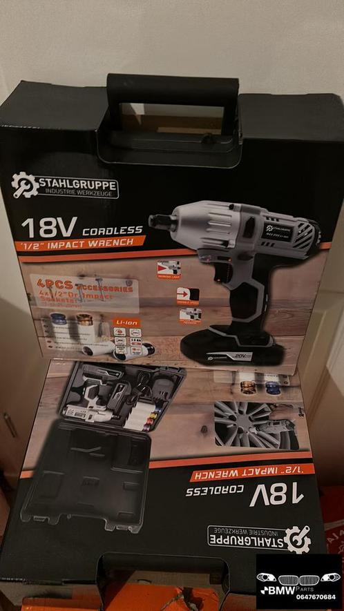 Stahlgruppe slagmoer accu tol NIEUW IN DOOS, Doe-het-zelf en Verbouw, Gereedschap | Boormachines, Nieuw, Boor- en Schroefmachine