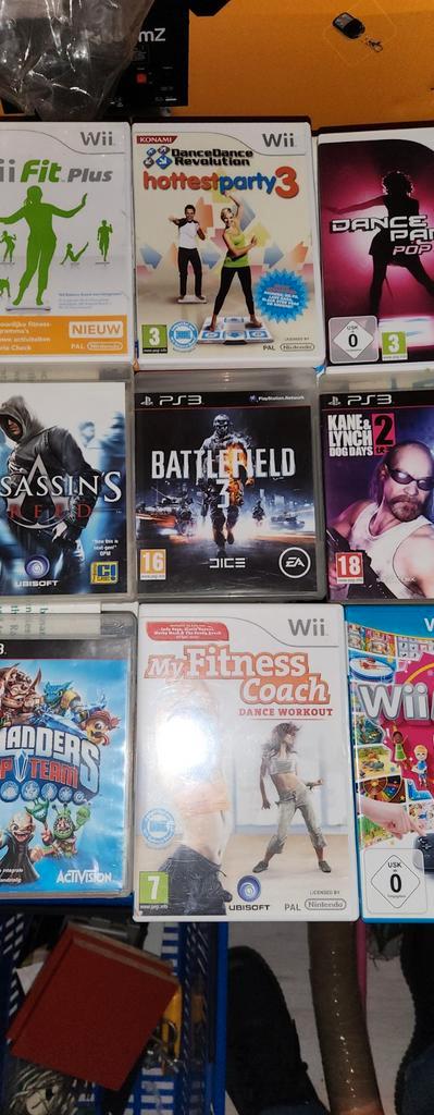 Diverse Games Collectie - Wii, PS3, Spelcomputers en Games, Games | Overige, Gebruikt, Overige genres, 1 speler, Vanaf 3 jaar