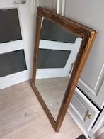 Antieke Gouden Spiegel met Beschadigingen, Ophalen, Gebruikt, 100 tot 150 cm, Rechthoekig