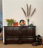 eiken dressoir met veel bergruimte (t.e.a.b.), Ophalen, Gebruikt, Met deur(en), 75 cm of meer