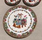 Chinese borden famille rose, Antiek en Kunst, Ophalen of Verzenden