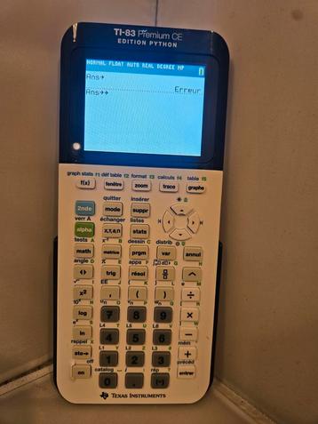 TEXAS INSTRUMENTS TI-83 PREMIUM CE EDITION PYTHON  beschikbaar voor biedingen