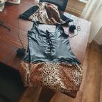 Sexy tijgerjurkje met masker maat S, Ophalen of Verzenden, Gedragen, Carnaval