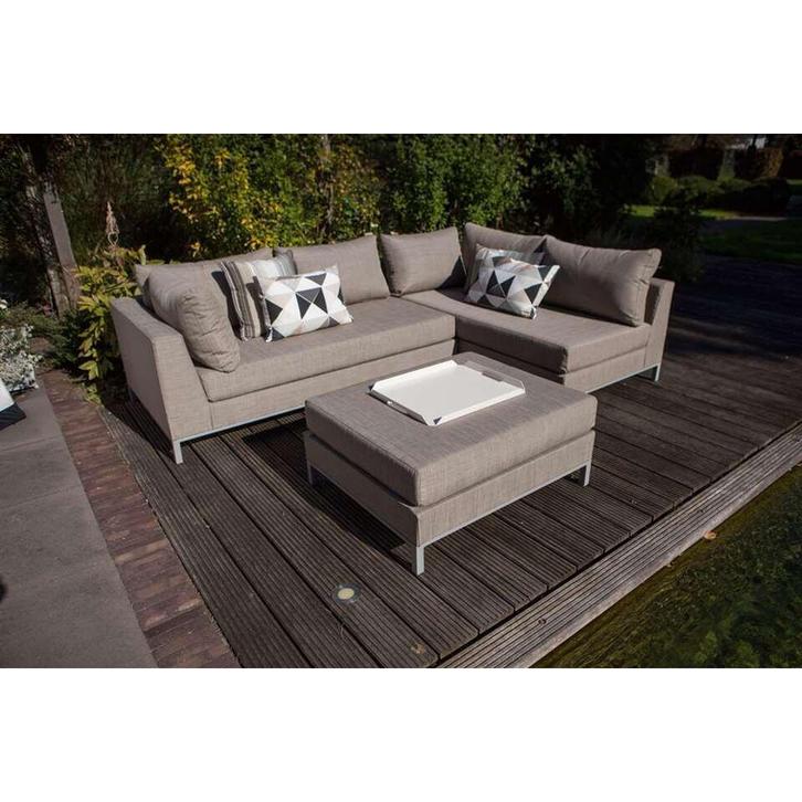 Exotan loungebank hoekbank Casablanca, Tuin en Terras, Tuinsets en Loungesets, Gebruikt, Loungeset, Textileen, Bank, Hocker, Ophalen of Verzenden