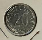 20 dinara Joegoslavië 1987, Ophalen of Verzenden, Joegoslavië