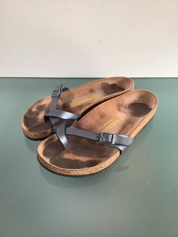 GRATIS VERZENDEN | BIRKENSTOCK Piazza grijze slippers 40 beschikbaar voor biedingen