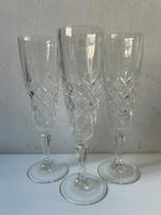 3 champagneflutes – Luminarc France (20 cm), Ophalen of Verzenden, Gebruikt, Overige typen
