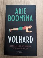 Volhard - Arie Boomsma, Ophalen of Verzenden, Zo goed als nieuw, Gezondheid en Conditie, Arie Boomsma