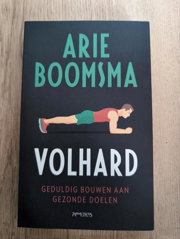 Volhard - Arie Boomsma, Boeken, Gezondheid, Dieet en Voeding, Zo goed als nieuw, Gezondheid en Conditie, Ophalen of Verzenden