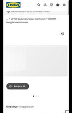 Voxtorp 80x40 ladefront ikea metod kast, Eén persoon, Cadeaubon, Overige typen