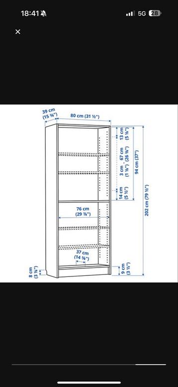 IKEA Billy Boekenkast - afbeelding 3