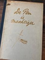 De Pen is Machtiger - Oorlog in Caricatuur, 1947, Ophalen of Verzenden, Algemeen, Tweede Wereldoorlog, Gelezen
