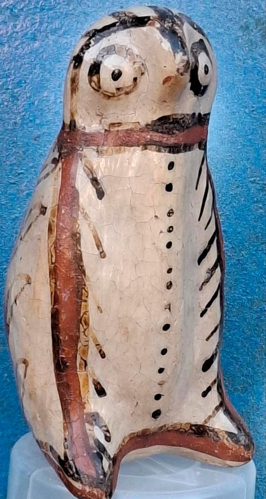 Berberse uil.  Marokko.  Oud.  11.5 cm. ,* Zie tekst., Antiek en Kunst, Antiek | Keramiek en Aardewerk, Ophalen