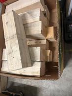 Kachelhout brandhout vurenhout, Tuin en Terras, Haardhout, Minder dan 3 m³, Ophalen of Verzenden, Blokken