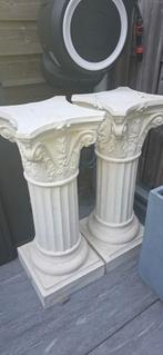 Twee zware pilaren / sokkels, Tuin en Terras, Ophalen of Verzenden