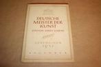 Deutsche Meister der Kunst | Kalender Gedenkjahr 1951, Ophalen of Verzenden, Gelezen