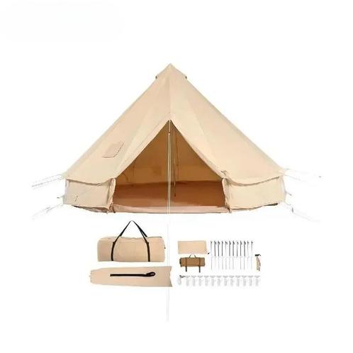 Wigwam - Tipi Tent - Kachelaansluiting en Horrengaas, Caravans en Kamperen, Tenten, tot en met 6, Nieuw, Verzenden