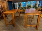 2 houten statafels 160 bij 80 cm, Huis en Inrichting, Tafels | Statafels, Gebruikt, Ophalen