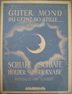 Shubert Sheet Music - Guter Mond du gehst so stlle - Wiegenl, Muziek en Instrumenten, Bladmuziek, Gebruikt, Ophalen of Verzenden