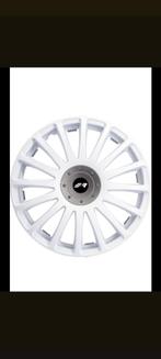 Witte wieldoppen 16 inch, Auto diversen, Wieldoppen, Ophalen, Zo goed als nieuw
