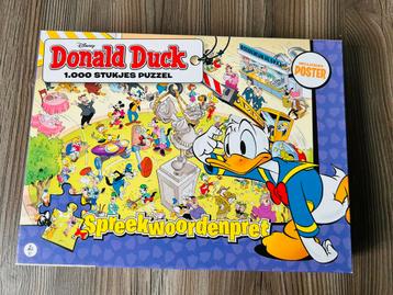 Donald Duck Puzzel. (Één ontbrekend stukje) beschikbaar voor biedingen