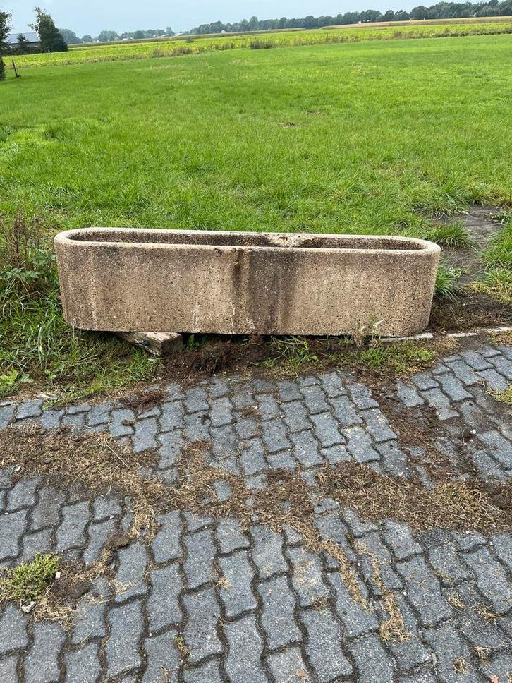 Betonnen Bak - Bloemen of Drinkbak, Tuin en Terras, Tuinvazen, Gebruikt, Ophalen