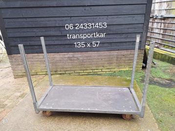 Nette gegalvaniseerde transportkar  beschikbaar voor biedingen