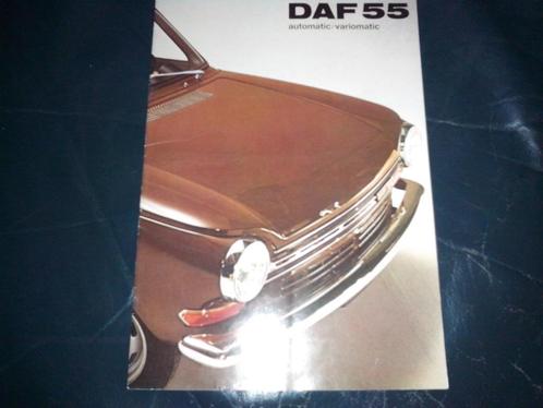 DAF 55 Sedan brochure/folder 1969/1970 Nederlands oa Vloten, Boeken, Auto's | Folders en Tijdschriften, Zo goed als nieuw, Overige merken