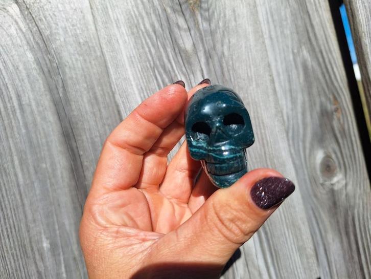 Skull heliotroop, Verzamelen, Mineralen en Fossielen, Verzenden