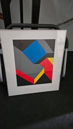 Schilderij van Hans van Rhoon., Antiek en Kunst, Kunst | Litho's en Zeefdrukken, Ophalen