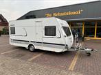 Dethleffs 450 DB camper 2011 mover luifel fietsenrek enz, Caravans en Kamperen, Bedrijf, 1000 - 1250 kg, Rondzit, 4 tot 5 meter