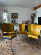 Eetkamerstoelen, Gebruikt, Overige kleuren, Leer, Ophalen of Verzenden