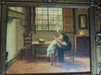 oud schilderij, Antiek en Kunst, Kunst | Schilderijen | Klassiek, Ophalen of Verzenden