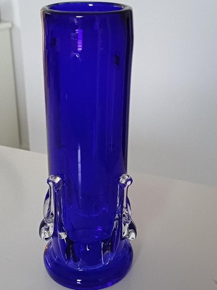 Prachtig mond geblazen vaas Tarnowiec in Poland, Huis en Inrichting, Woonaccessoires | Vazen, Zo goed als nieuw, Overige kleuren